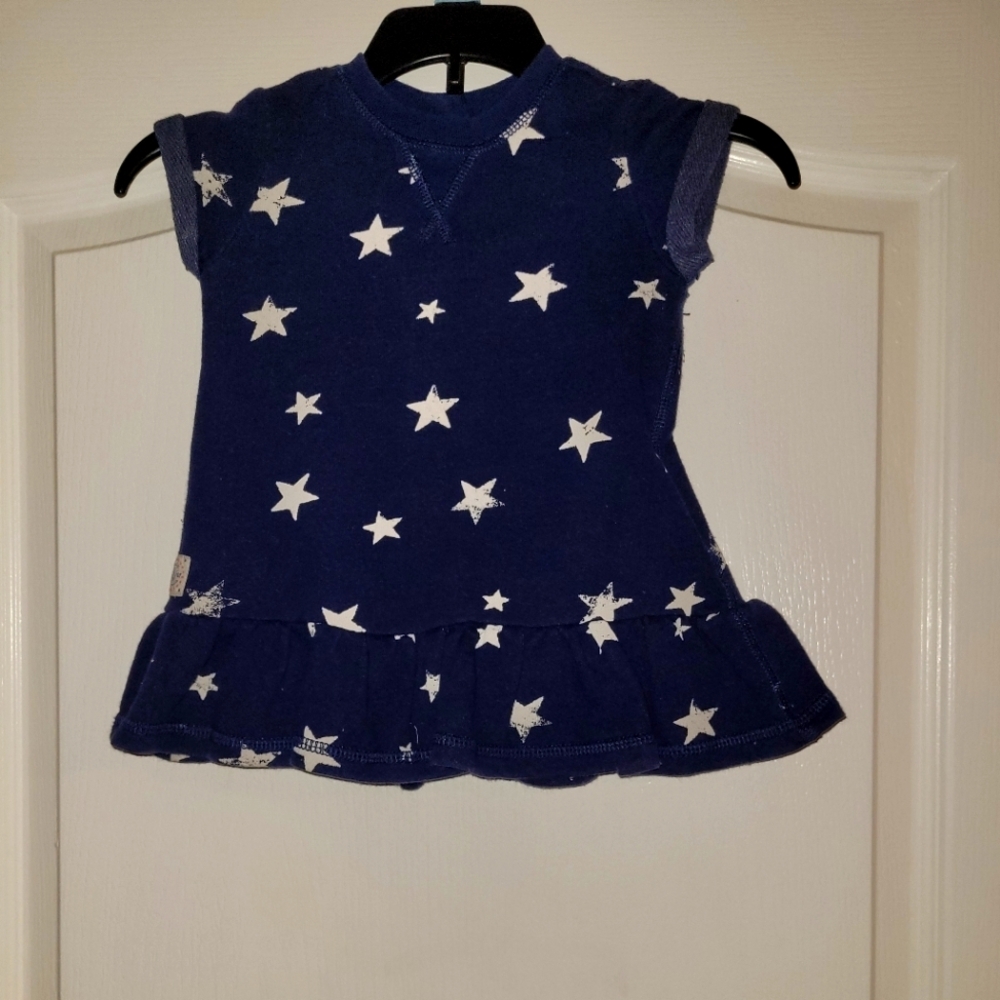 Ralph Lauren Baby Girls Navy with Stars Dress